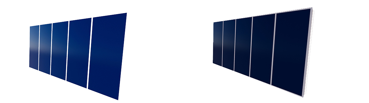 Collettore solare a piastra piana EFPC