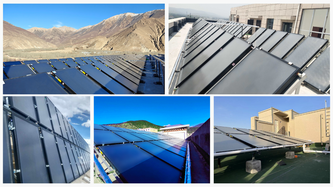 Collettore a piastra piana specifico per ingegneria